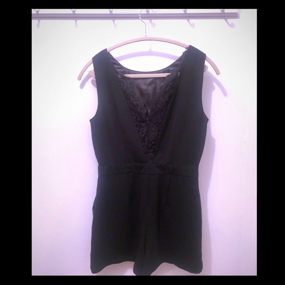 Little black romper
